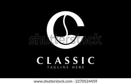 Coffee cup in beans shape abstarct monogram vector logo template