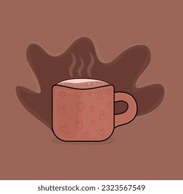 Coffee Cup Brown Vector Illustration