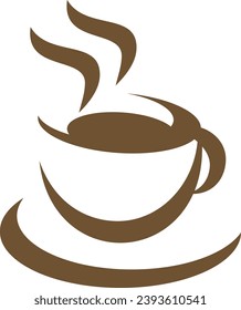 coffee cup cafe drink logo