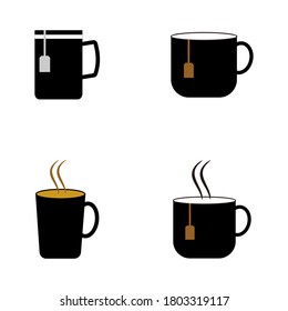 Coffee cup Cafe Coffee label vector material vector