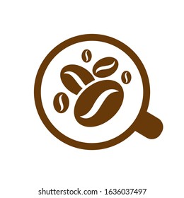 coffee cup can be used for logo, icon, graphic element, t shirt, and others.