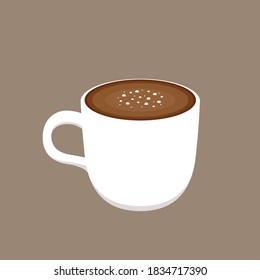 Coffee cup cartoon vector. Coffee menu vector.