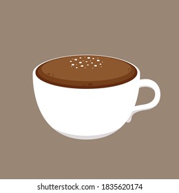 Coffee cup cartoon vector. Coffee menu vector.