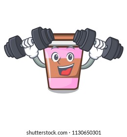 coffee cup character cartoon vector illustration