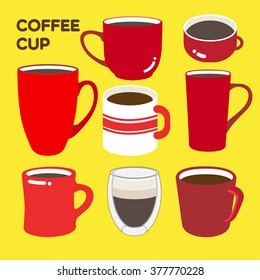 COFFEE CUP
Collections of coffee red cups in different shapes.