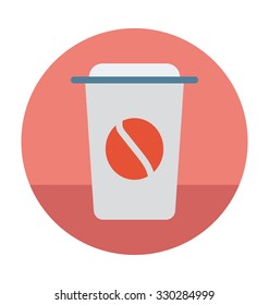 
Coffee Cup Colored Vector Icon
