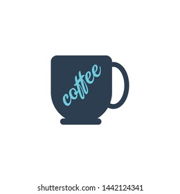 coffee cup colorful icon,coffee mug concept