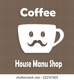 coffee cup concept background