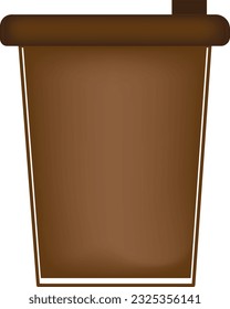 Coffee cup container vector eps