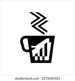 Coffee Cup Creative Stylish, Tea Cup Icon, Mug For Serving Coffee, Hot Beverage Container Vector Art Illustration