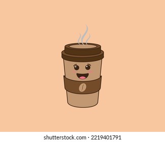 Coffee Cup Cute Icon Design