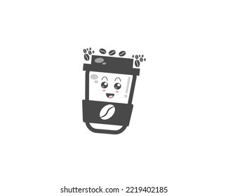 coffee cup cute icon design