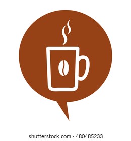 coffee cup delicious isolated icon vector illustration design
