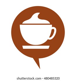 coffee cup delicious isolated icon vector illustration design