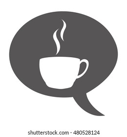coffee cup delicious isolated icon vector illustration design