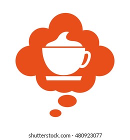 coffee cup delicious isolated icon vector illustration design