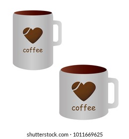 Coffee cup design.