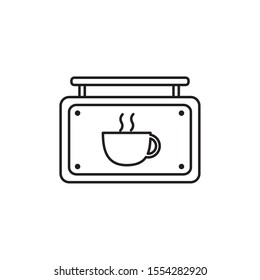 Coffee cup design, drink breakfast beverage shop morning restaurant theme Vector illustration