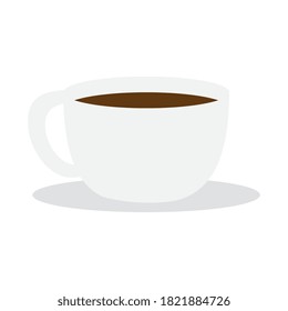 coffee cup design of drink caffeine breakfast and beverage theme Vector illustration