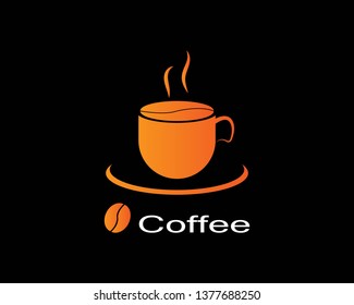 coffee cup design icon background - Vector
