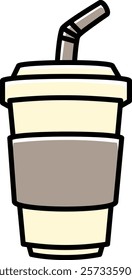 coffee cup design illustration, coffee icon