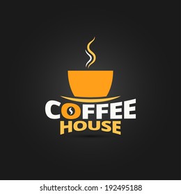 coffee cup design menu background