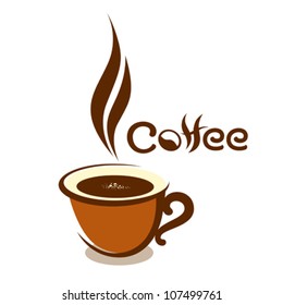 Coffee cup design, vector illustration