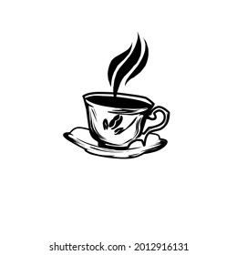 coffee cup design, very good for coffee shop business logo