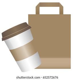 Coffee cup for the design of your design poster, leaflet, banner, website, etc