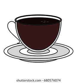 coffee cup with dish
