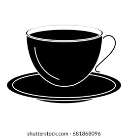 coffee cup with dish