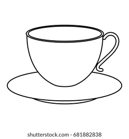 coffee cup with dish