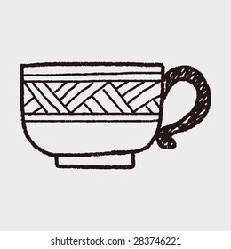 coffee cup doodle