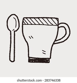 coffee cup doodle