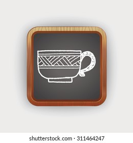 coffee cup doodle