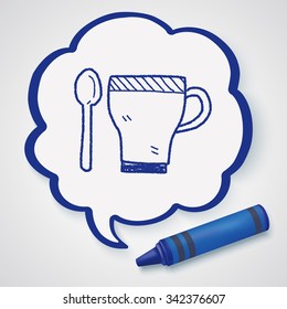 coffee cup doodle