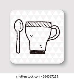 coffee cup doodle