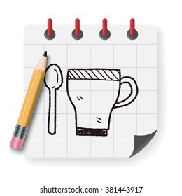 coffee cup doodle