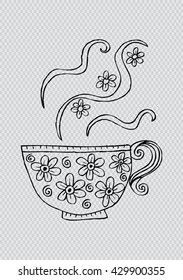 coffee cup doodle