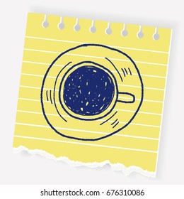 coffee cup doodle