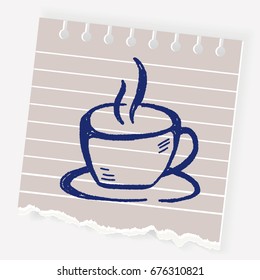 coffee cup doodle