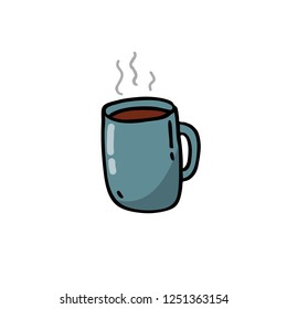 coffee cup doodle icon