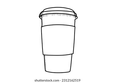 coffee cup drink beverage illustration