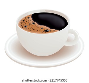 coffee cup drink in dish