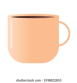 coffee cup drink icon isolated