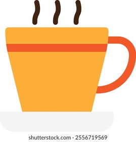 Coffee Cup Drink Icon Vector Flat Illustration