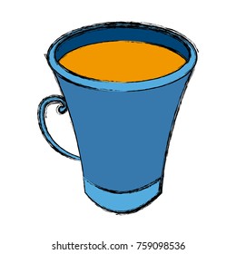 Coffee cup drink icon vector illustration graphic design