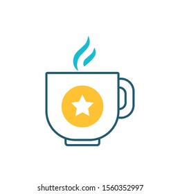 coffee cup drink isolated icon vector illustration design