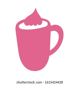 coffee cup drink isolated icon vector illustration design