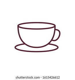 coffee cup drink isolated icon vector illustration design